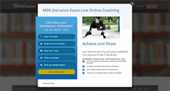 Desktop Screenshot of mdsclasses.com